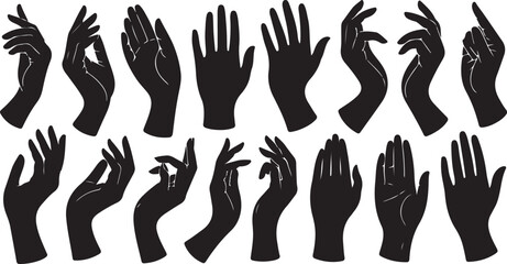 Fototapeta premium hands vector illustration