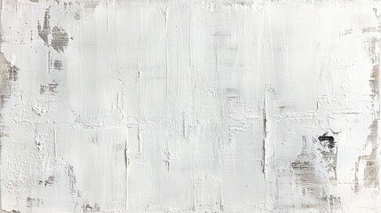 Textured white abstract painting.