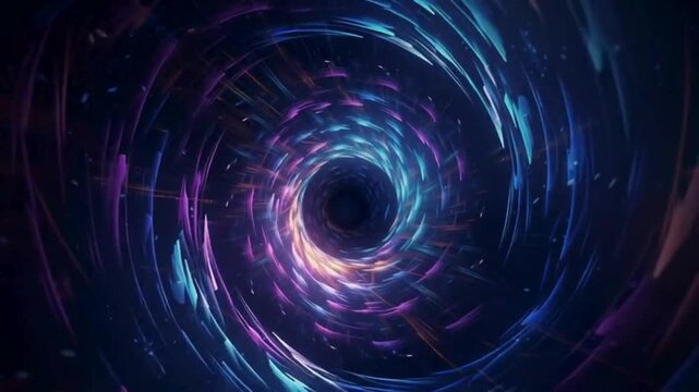 Neon dynamic vertical video for social media ads, stories, or reels with vibrant modern visuals.