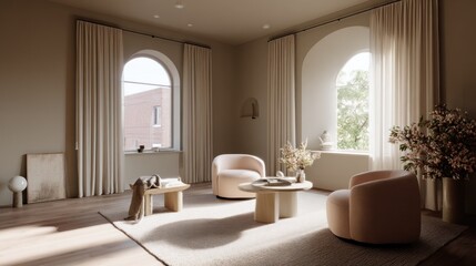 Fototapeta premium Modern living room interior (47)
