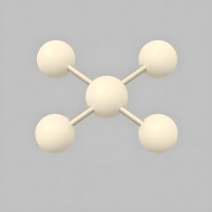 Obraz premium 3d model of molecule