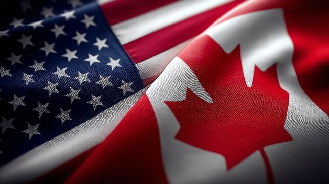 North American Alliance Celebrating Unity and Diplomacy Between the United States and Canada
