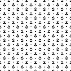 Floral Vintage Ornament Victorian Era or Steampunk. Polka Dots Print. Vector