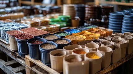 Sustainable packaging solutions like biodegradable, recyclable, and compostable materials reducing single-use plastics and promoting environmentally responsible packaging practices for consumer goods.