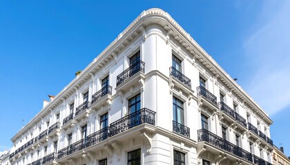 Obraz premium Corner of a grand European building