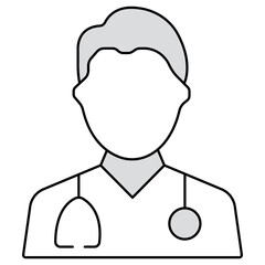 Fototapeta premium Doctor icon, Expert Medical Support When You Need It Most, Trusted Care Your Health, Your Doctor