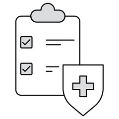 Health Insurance icon, Protect Your Future Choose the Right Health Insurance Plan, Comprehensive Coverage, Peace of Mind Your Health, Insured