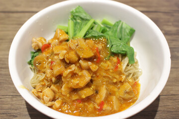 chicken noodles