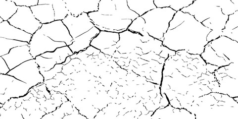 Dry cracked earth texture showing drought and arid climate. Detailed close-up of parched soil pattern. Ideal for backgrounds, environmental themes, or natural surface design.

