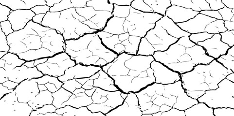 Dry cracked earth texture showing drought and arid climate. Detailed close-up of parched soil pattern. Ideal for backgrounds, environmental themes, or natural surface design.

