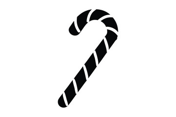 candy cane vector icon