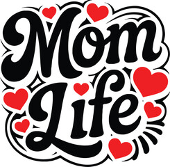 Mom T-Shirt Design for Strong, Funny, and Loving Moms