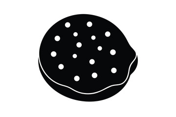 christmas cookie vector icon