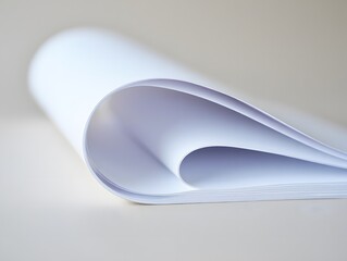 White paper sheets close up texture background for printing writing and drawing design