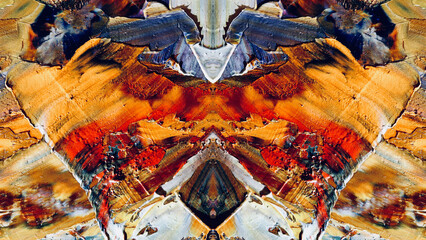 Abstract art background . Hand painting artwork on canvas .