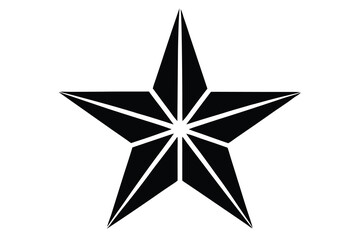 Obraz premium christmas star vector icon