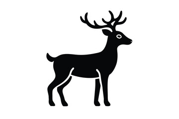 Naklejka premium reindeer vector icon
