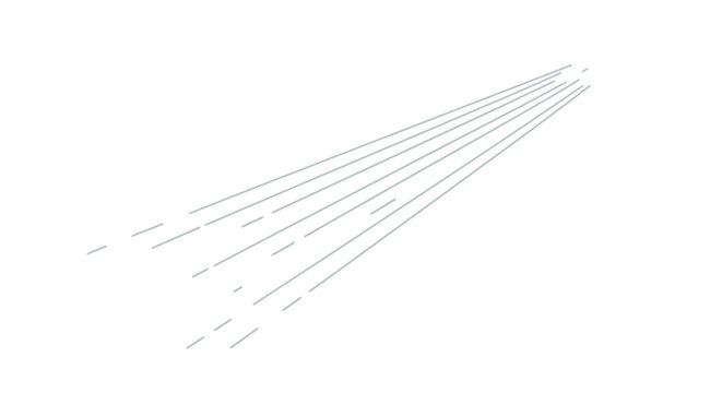 Converging Lines: Minimalist Abstract Design Element