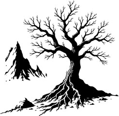 Tree Nature Besign, forest graphic, vector