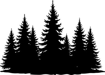 Obraz premium Tree Nature Besign, forest graphic, vector