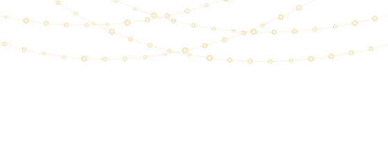 Png christmas lights on a transparent background. Christmas light PNG. Set of Christmas glowing garlands. For advertising invitations, web banners, postcards. Vector. Christmas decoration, LED lam	