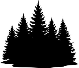 Obraz premium Tree Nature design, forest graphic, vector 