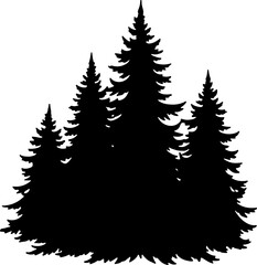 Obraz premium Tree Nature design, forest graphic, vector 
