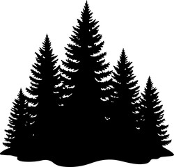 Fototapeta premium Tree Nature design, forest graphic, vector 