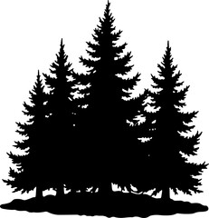 Obraz premium Tree Nature design, forest graphic, vector 