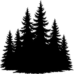 Obraz premium Tree Nature design, forest graphic, vector 