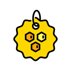 Handmade soap icon. A bar of homemade scented soap. Maker hand spa. Spa beauty. Vector isolated illustration of cosmetic hygiene product