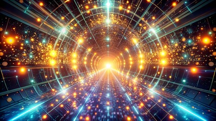 Obraz premium lights of fractal realms