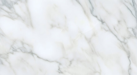 Close up of a white marble surface with subtle gray veining creating a soft texture