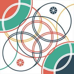 abstract background with circles