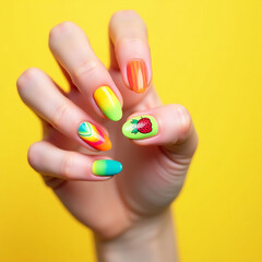 Fototapeta premium summer nails 2025
