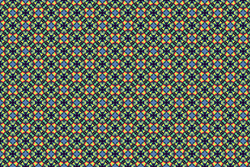 Oriental pattern for textiles, wallpaper, for use in graphics .