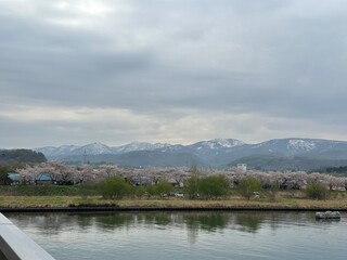 lake and mountains
