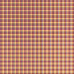 Seamless Plaid Pattern in Warm Autumnal Hues for Fabric and Textile Design