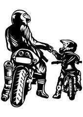 Father and Son Rider
