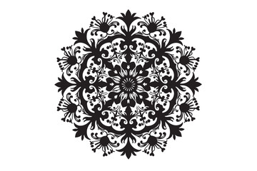Elegant Mandala Laser-Cut Ornament Silhouette Bundle