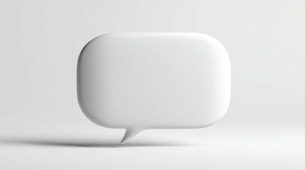 A minimalist illustration  speech bubble being covered by a blank, neutral speech bubble of the same shape. Clean background, no text.