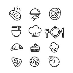 Food icon vector illustration