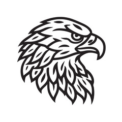 Obraz premium Eagle head design for artwork and branding purposes