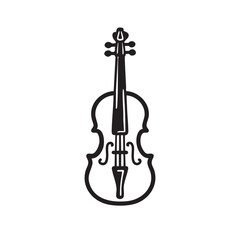 Fototapeta premium Elegant design of a violin for music lovers and enthusiasts