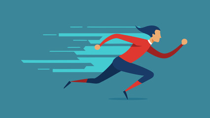 Vector Speed Runner Illustrations – Athletic Motion & Sprinting Graphics