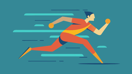 Vector Speed Runner Illustrations – Athletic Motion & Sprinting Graphics
