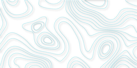 Abstract  Topographic contours map background . Vector geographic contour map. Abstract wave paper curved reliefs background. Black dark topography contour map texture wallpaper.