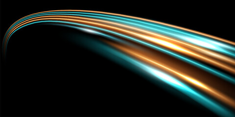 beautiful light speed line background on black background abstract design vector illustration