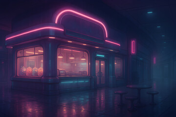 Final Light Outside the Candy Diner