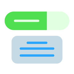 Obraz premium EXP Bar flat